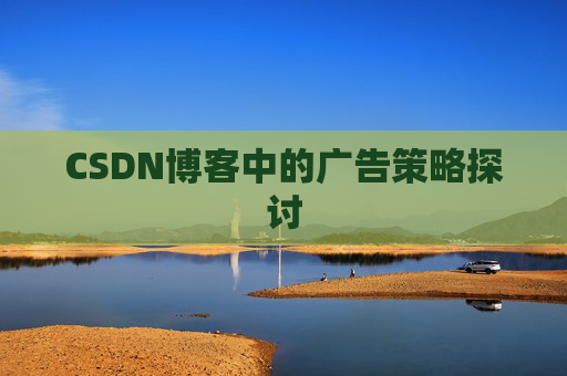 CSDN博客中的广告策略探讨